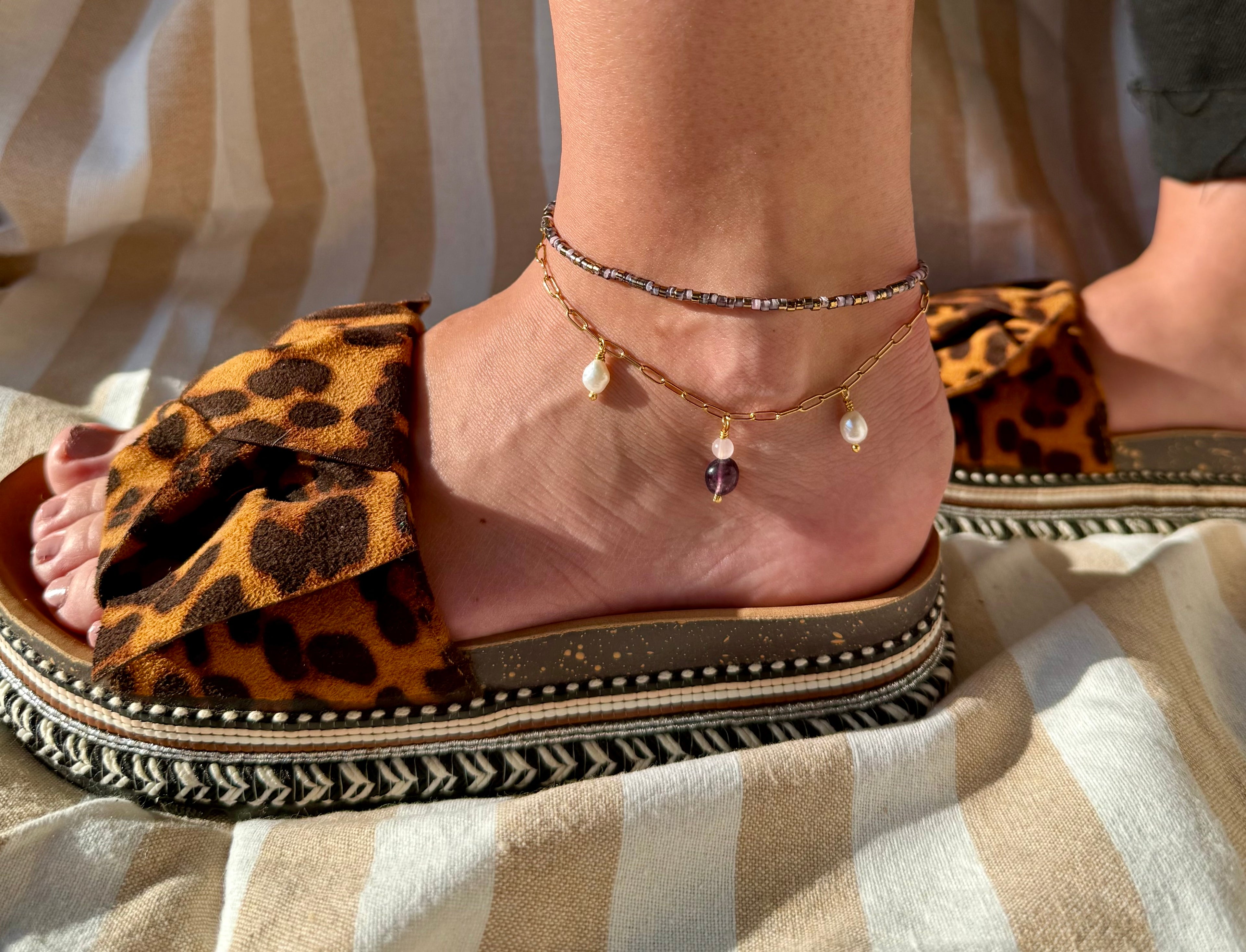 Amethyst Blush Fußkettchen