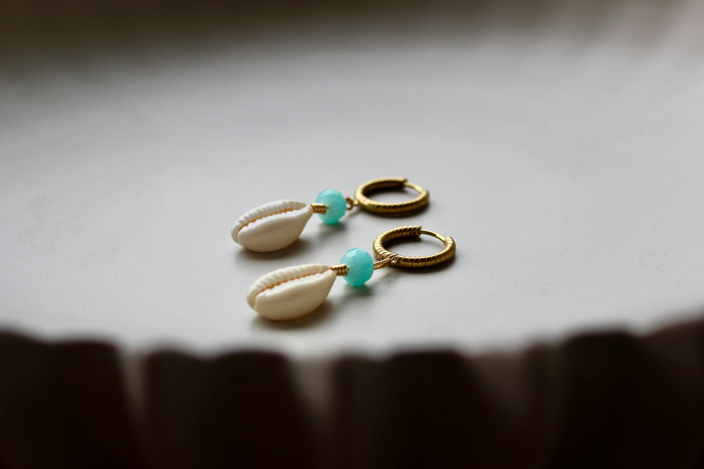 Ocean Whisper Hoops