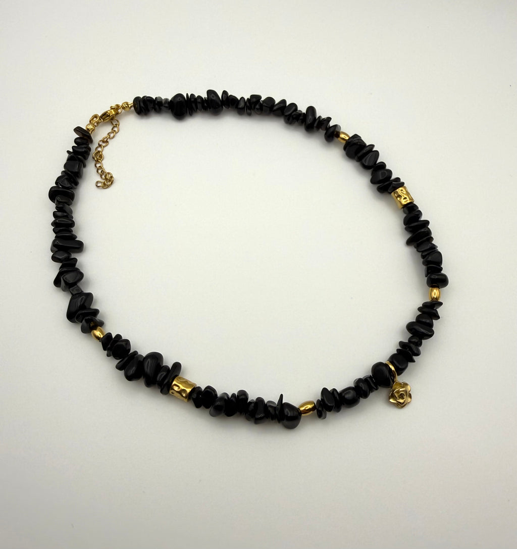 Black Rose Halskette