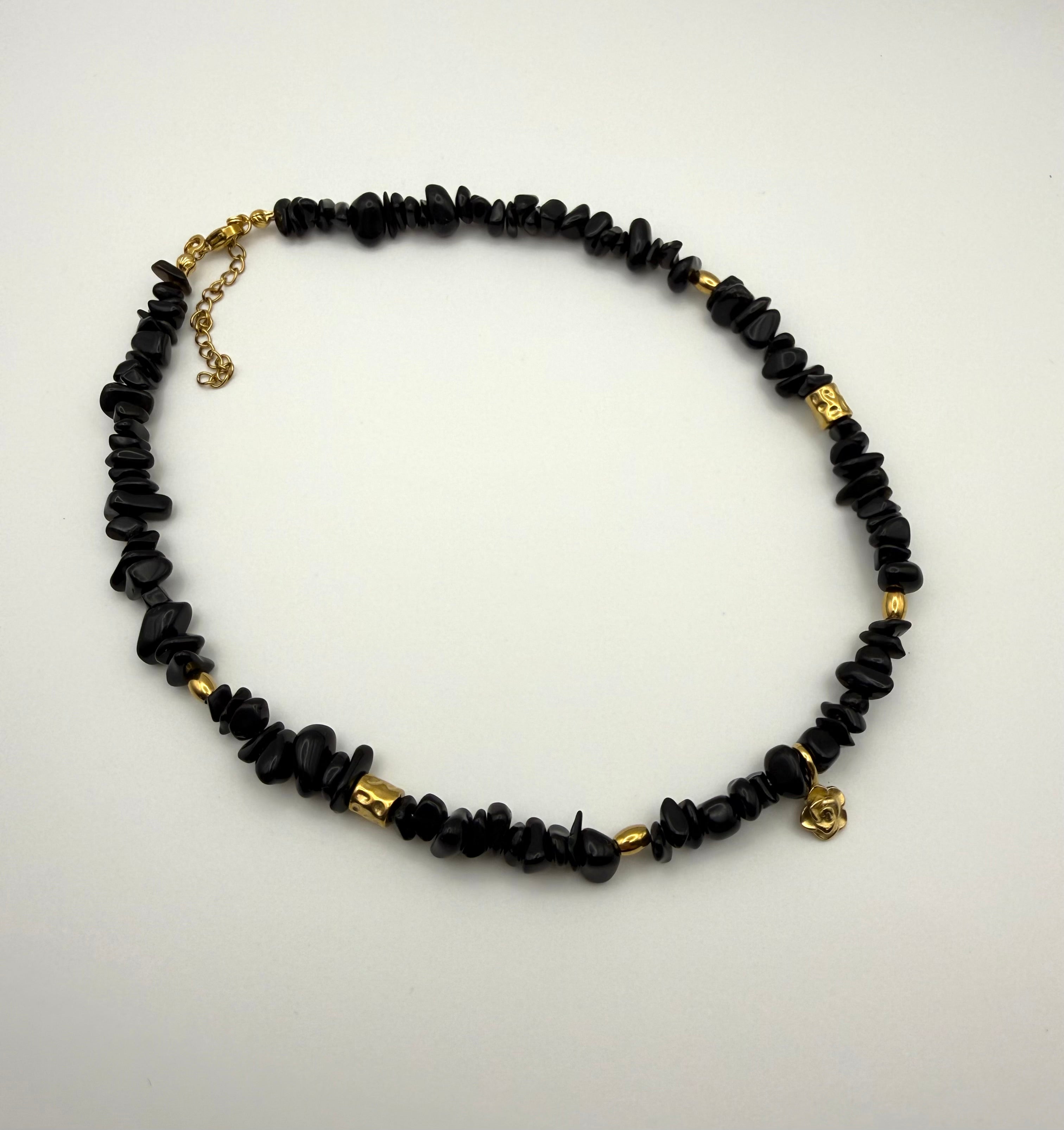 Black Rose Halskette