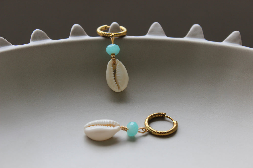 Ocean Whisper Hoops