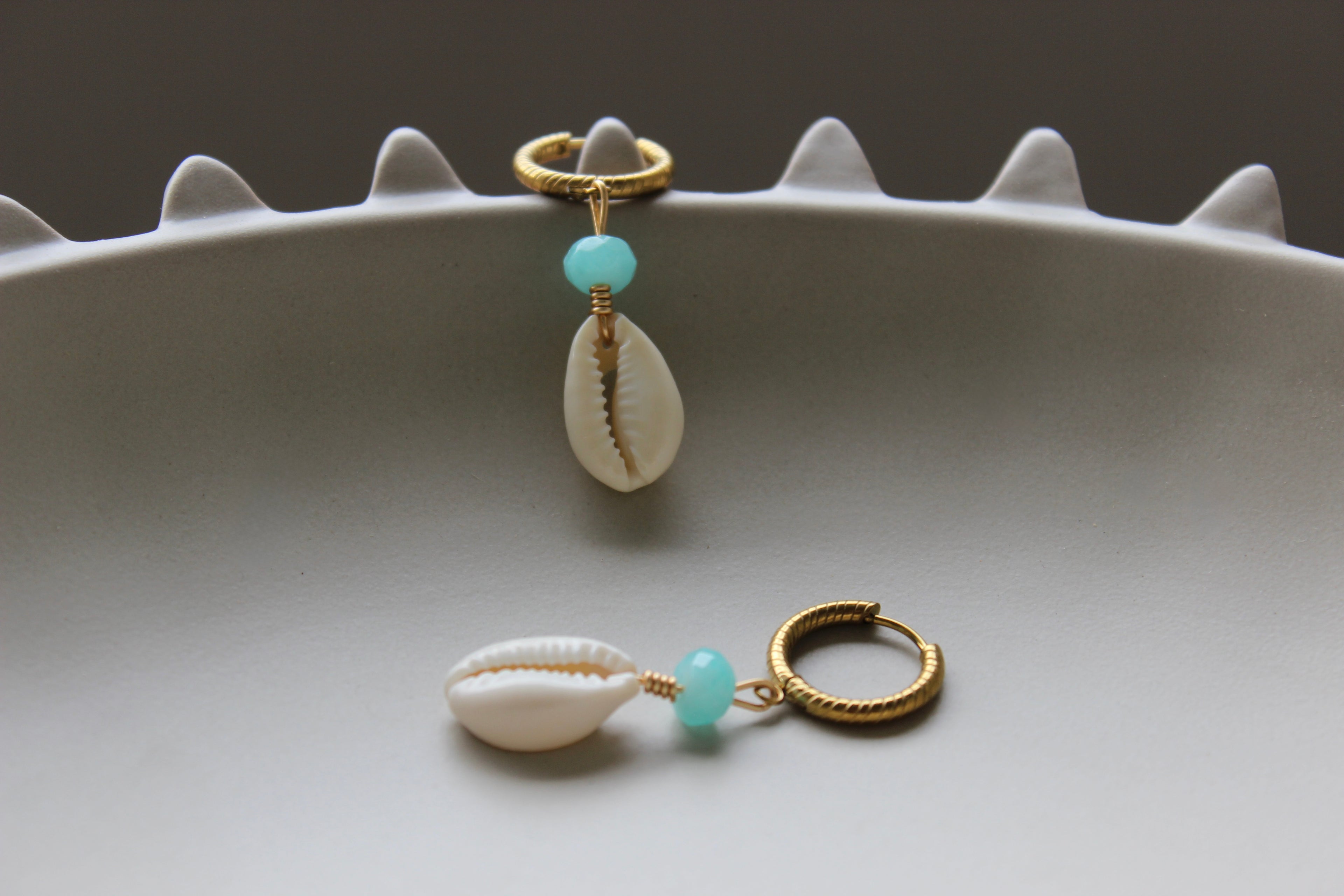 Ocean Whisper Hoops