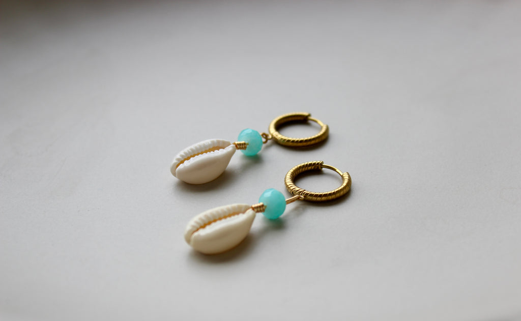 Ocean Whisper Hoops
