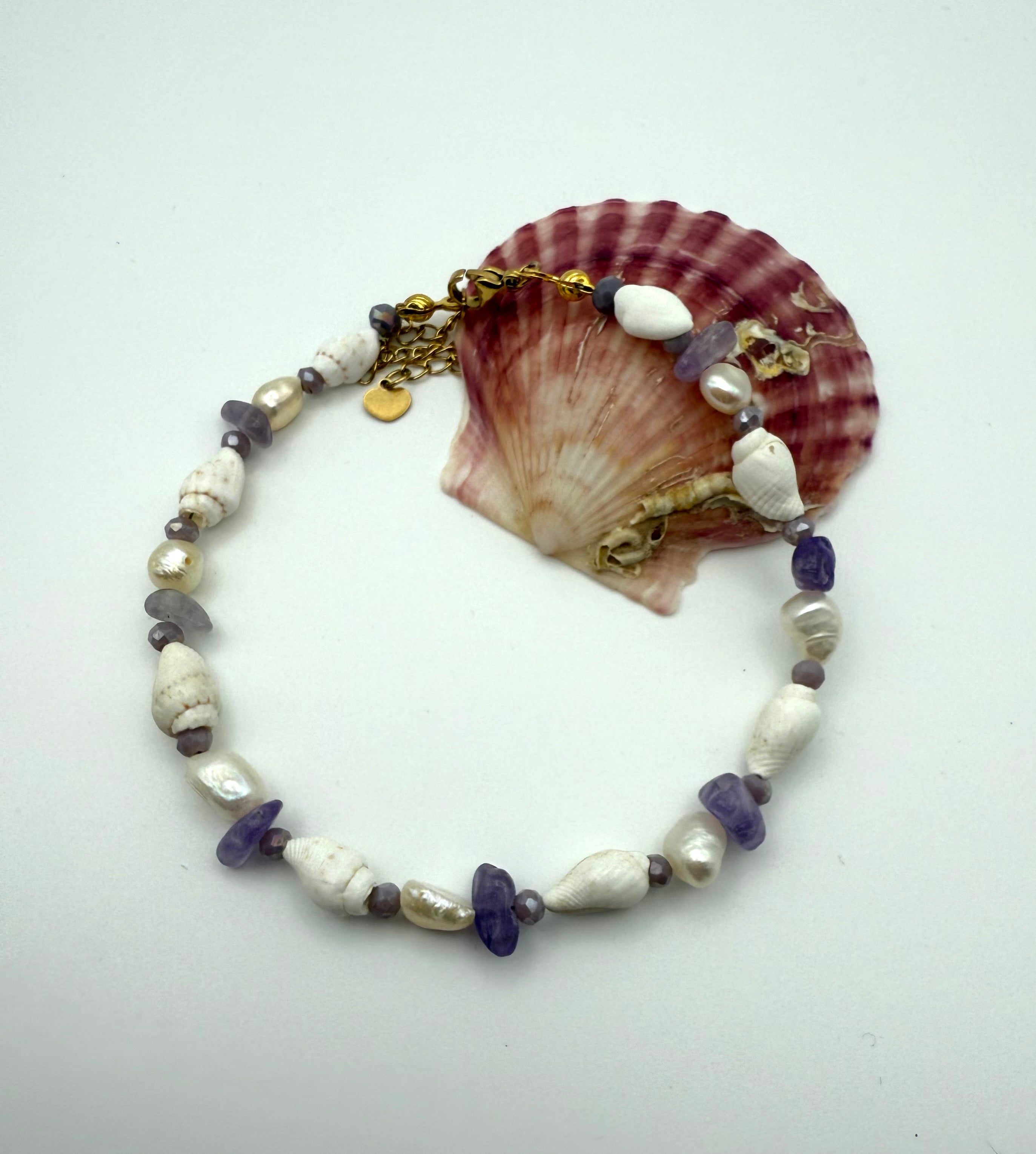 Sea Amethyst Fußkettchen