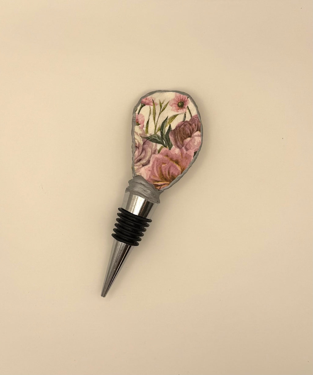 Weinkorken rosa Rose